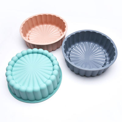 Çok Renkli Ayçiçeği Silikon Kek Kalıbı Yeniden Kullanılabilir 19.5x6.1cm