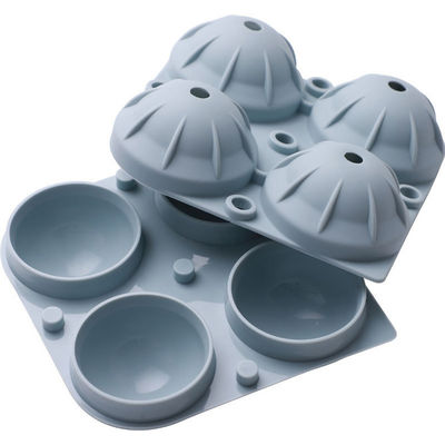 Bourbon Topu Silikon Buz Kalıbı 12x12x5cm Kokteyller İçin Taşınabilir