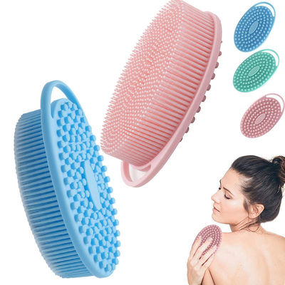Erkekler Kadınlar Bebek için Yumuşak Silikon Duş Fırçası Vücut Scrubber Food Grade