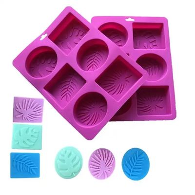 Toksik Olmayan Pratik Silikon Sabun Kalıbı ısıya Dayanıklı 22.5x17x2.8cm