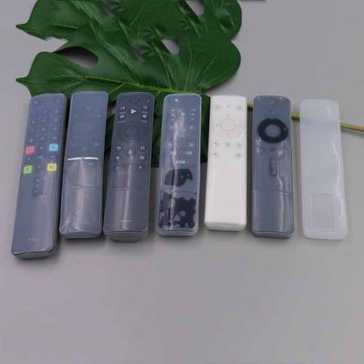 Toksik Olmayan Yağa Dayanıklı Uzaktan Koruyucu Kapak, TV Uzaktan Kumandası İçin Silikon Kılıf