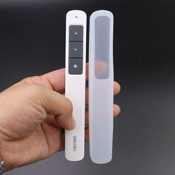 Silikon Koruyucu Kapak DELI Lazer Pointer Kalem/Kablosuz Sunucu/Spot Işığı Sunucusu/Slayt Değiştirici Kalem