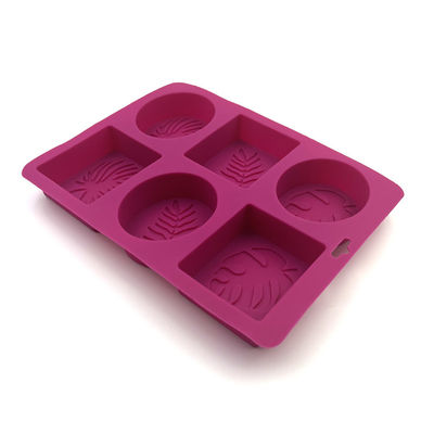 Toksik Olmayan Pratik Silikon Sabun Kalıbı ısıya Dayanıklı 22.5x17x2.8cm