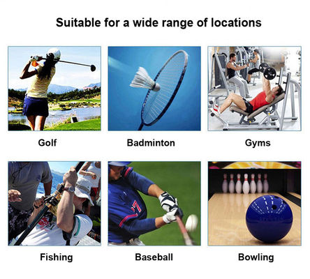 Anti Kayma Golf Silikon Parmak Kollu Toksik Olmayan İyi Esneklik