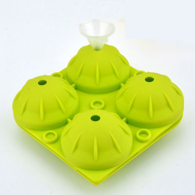 Bourbon Topu Silikon Buz Kalıbı 12x12x5cm Kokteyller İçin Taşınabilir