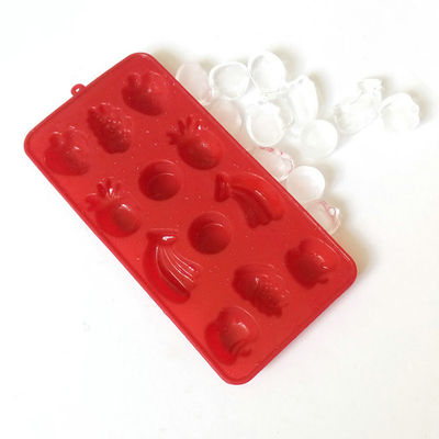 BPA Free Çikolata Silikon Buz Kalıbı Toksik Olmayan Çok Şekilli Yapışmaz