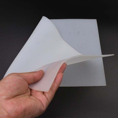 Sütlü Beyaz Silikon Kauçuk Levha Isı Yalıtım Kalınlığı 0.1mm 0.2mm 1mm