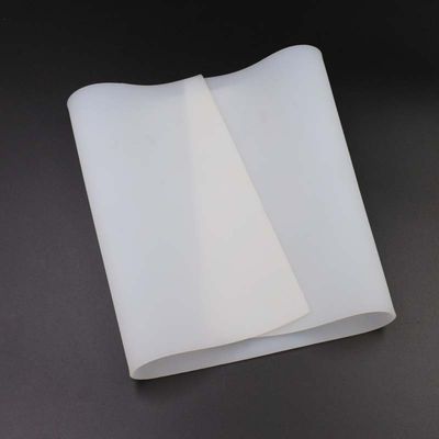 Sütlü Beyaz Silikon Kauçuk Levha Isı Yalıtım Kalınlığı 0.1mm 0.2mm 1mm