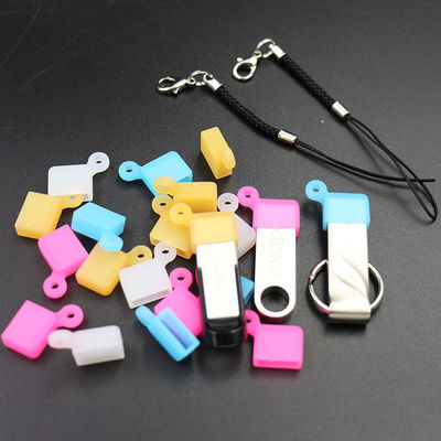 Zararsız USB Silikon Koruyucu Kapaklar Hafif Toz Geçirmez