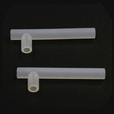 T Şekli Şeffaf Silikon Tüp Şeffaf Su Geçirmez 3 Yollu 3x5mm