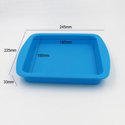 BPA Free Ev Silikon Kek Kalıbı Pratik Kare Şekli