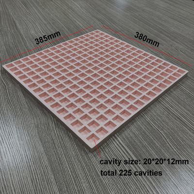 Taşınabilir Kare Silikon Şeker Kalıbı 225 Karamelli Sakızlı Chews İçin Kaviteler