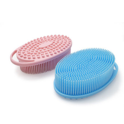 Erkekler Kadınlar Bebek için Yumuşak Silikon Duş Fırçası Vücut Scrubber Food Grade