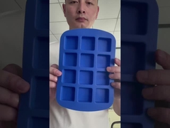 Buz Küpleri için Özel Kullanımlık Kolay Serbest Bırakma BPA Free Food Grade Silikon Ice Cube Maker Kalıp